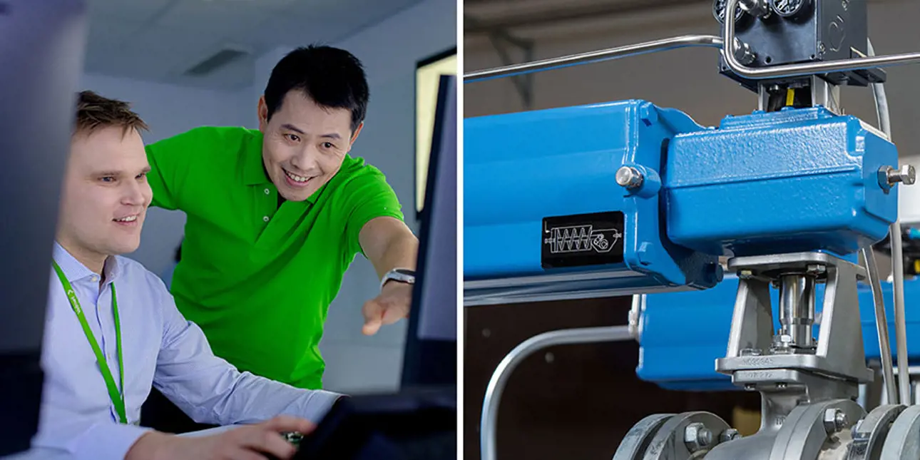 Elevate your valve performance. Valve Automation Solutions by Valmet: On top of your valve