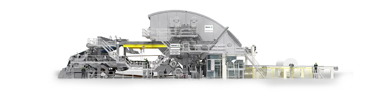 Advantage DCT technology tissue concept with 200 high speed. 