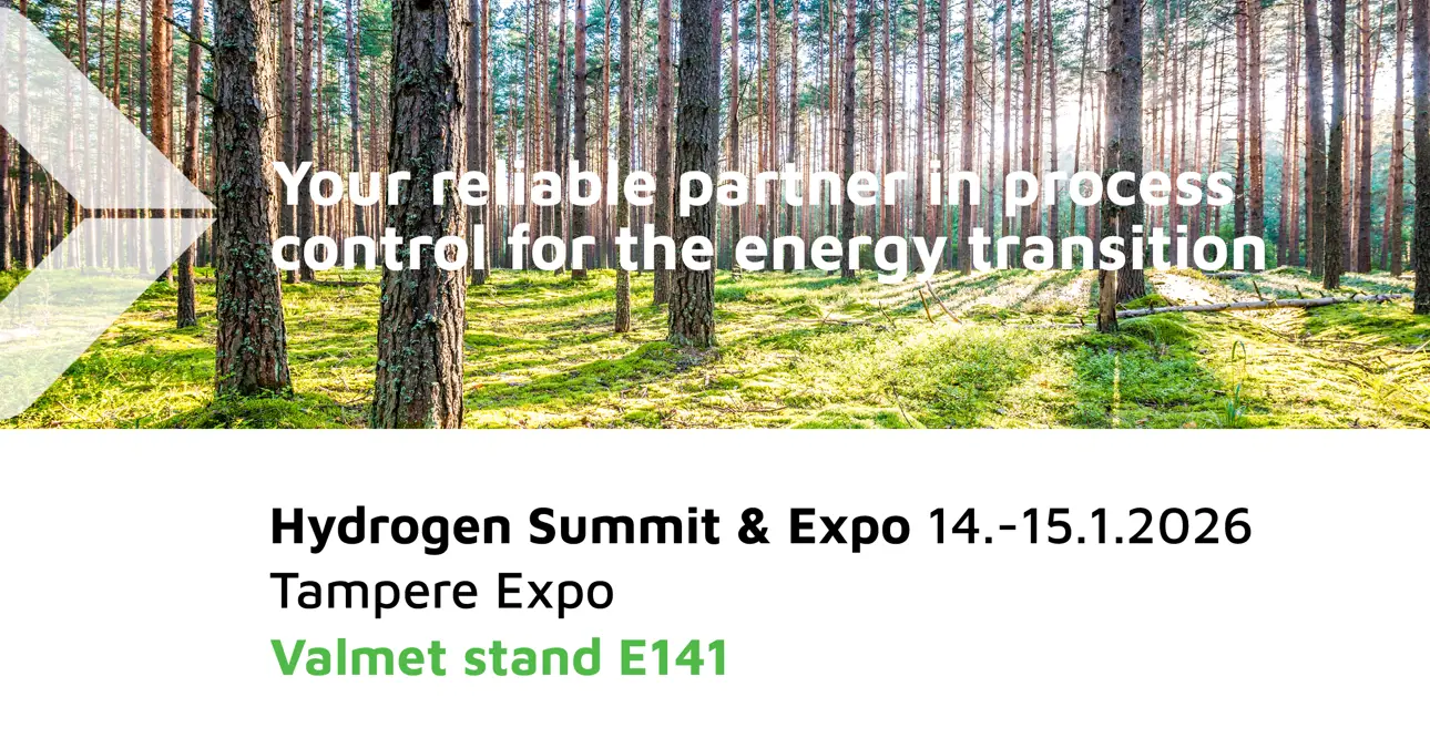 Hydrogen event banner for Valmet 2026