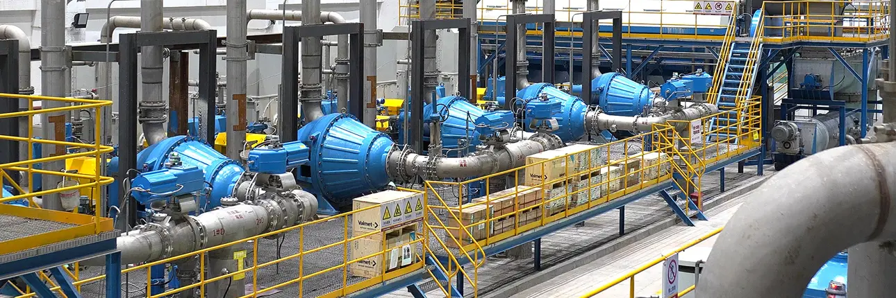 Valmet low consistency refiner conflo type RF-5 in a BCTMP mill