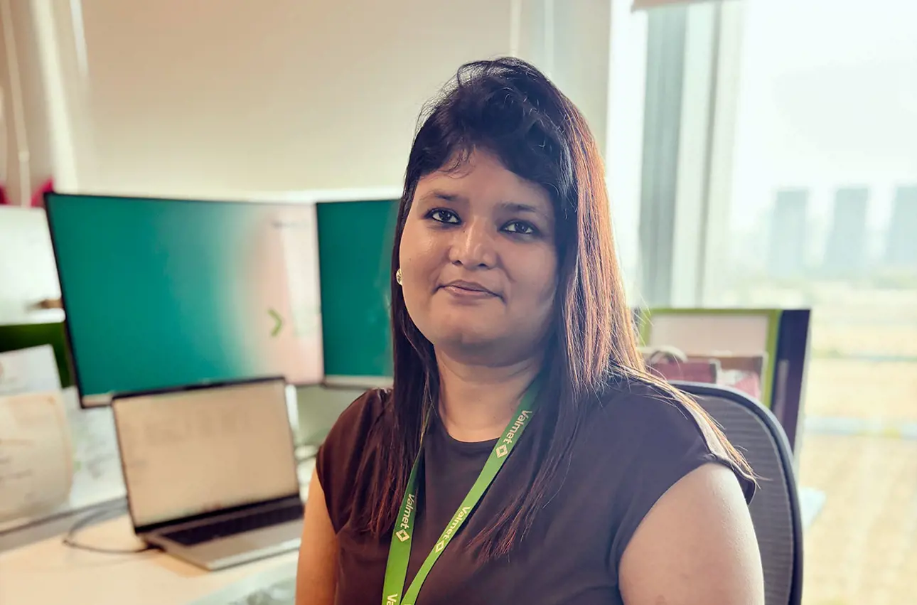 Sonal Singh at Valmet office in Mumbai, India