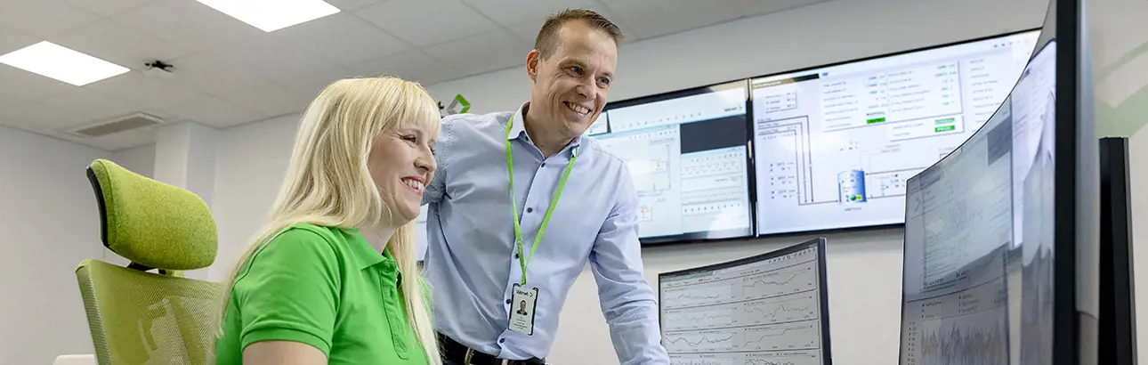 Valmet experts at performance center