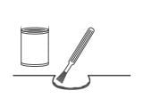 Step 4 - Apply tack cement