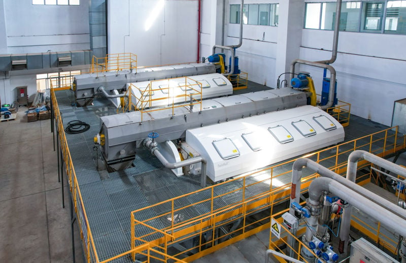 Valmet’s TRPW (TwinRoll wash press) at the Liansheng mill.