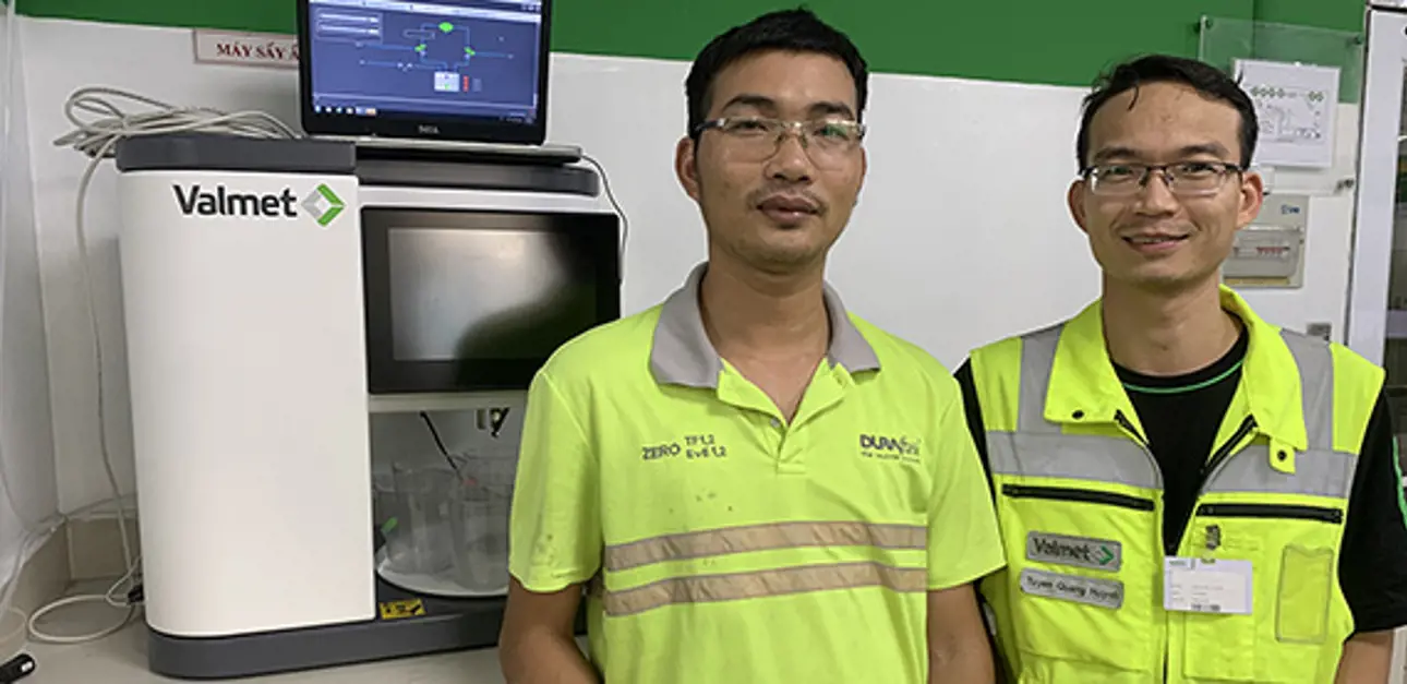 Valmet Fiber Image Analyzer at Saint-Gobain Vietnam