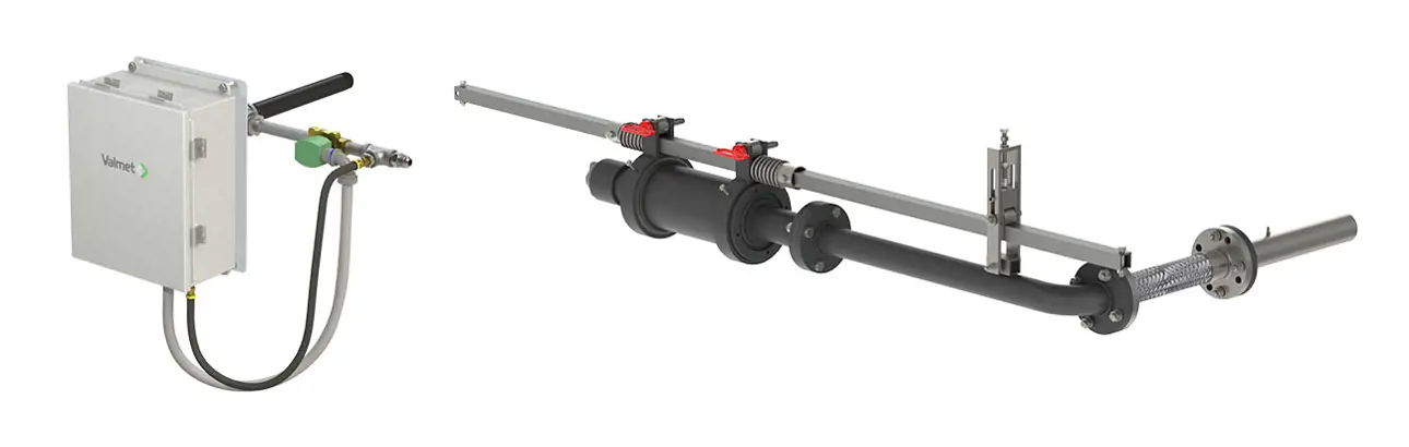 Valmet Acoustic Pyrometer flue gas temperature measurement system