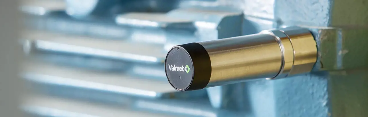 Sensor de vibração sem fio Valmet