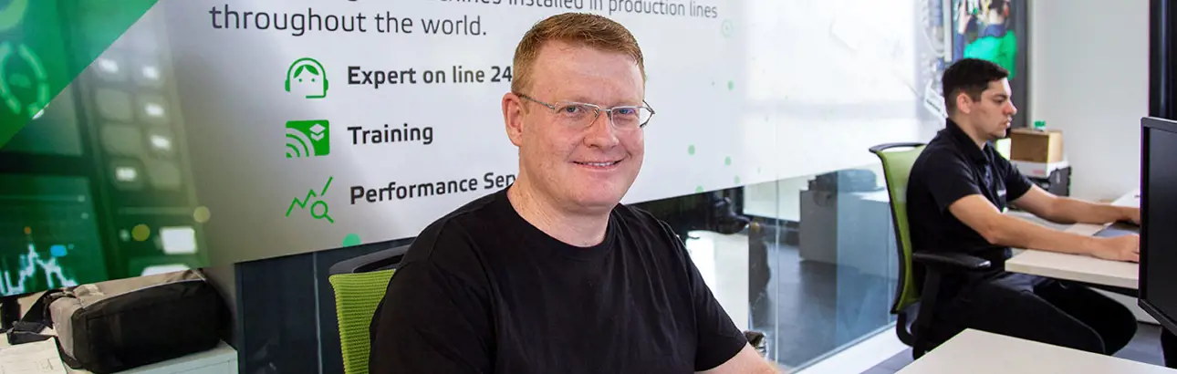 Valmet customer service professional smiling
