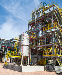 ODOCON connected to NCG handling system