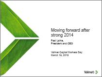 Capital Markets Day Presentation