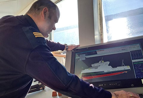 Martin Christoffersen, captain at Ellen