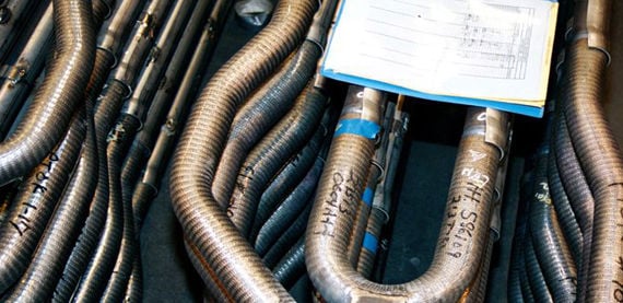 Superheater with overlay