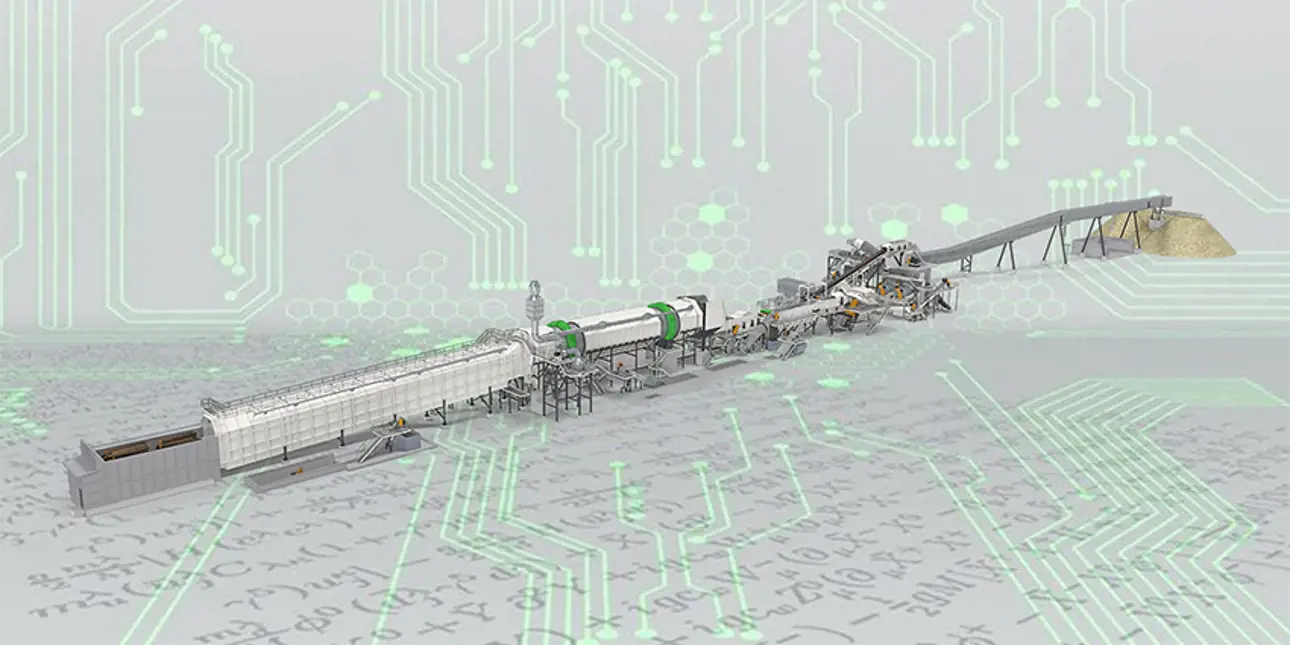 Wood handling line