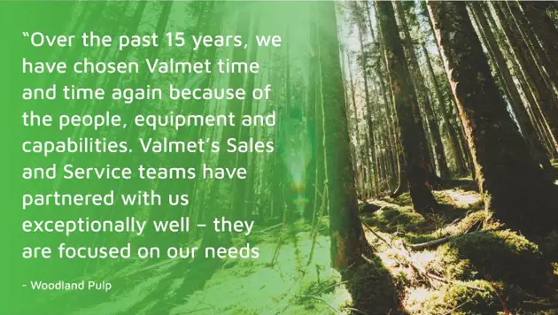 Woodland pulp reference quote with nature